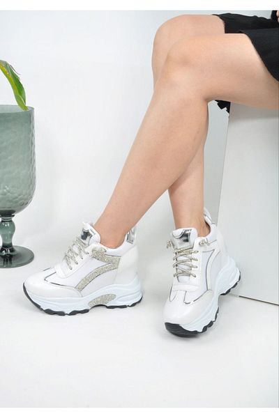 Elvis Stoned Wedge Heeled Women's Sneakers