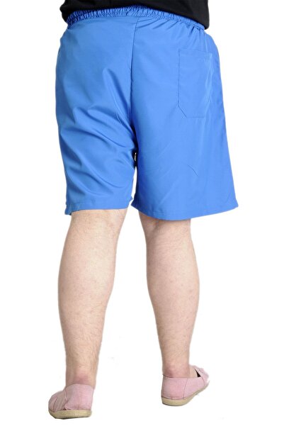 ModeXL Σορτς κολύμβησης Mode XL Plus Size Λευκή γραμμή 21451 Μπλε