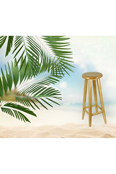 Gastrowood SANDALYE TABURE BAR TABURESI KAYIN AHŞAP