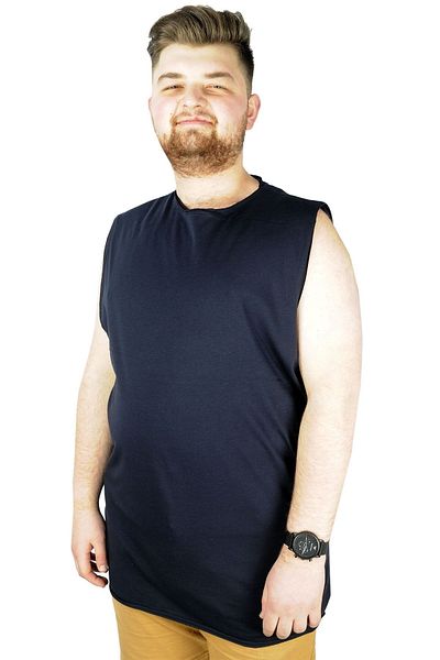 ModeXL Maiou de bază pentru bărbați de mărime mare Mode Xl 20004 Bleumarin