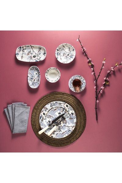 Schafer Sharon 32 Piece Floral Breakfast Set
