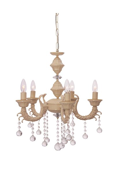 Umur Aydınlatma Novel 5'Li Krem Avize