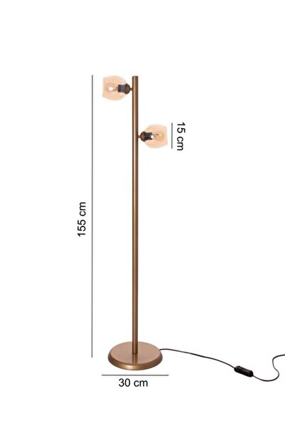 Umur Aydınlatma Minör 2'li Eskitme Sıralı Lambader