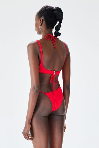 IAMNOTBASIC Costum de baie Kai - Roșu