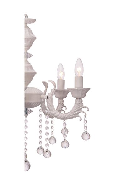 Umur Aydınlatma Novel 5'Li Beyaz Avize