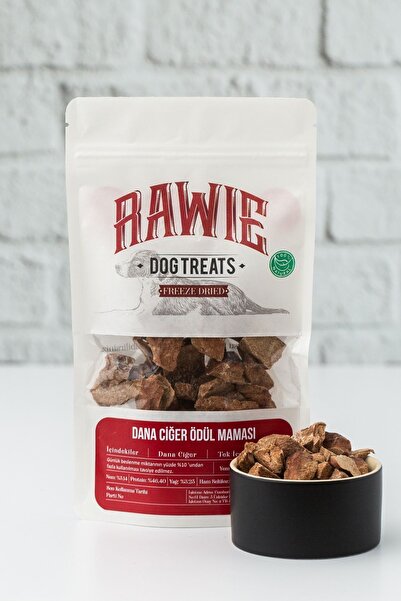 Rawie Dana Ciğer Köpek Ödül Maması, Freeze Dry, %100, 40G