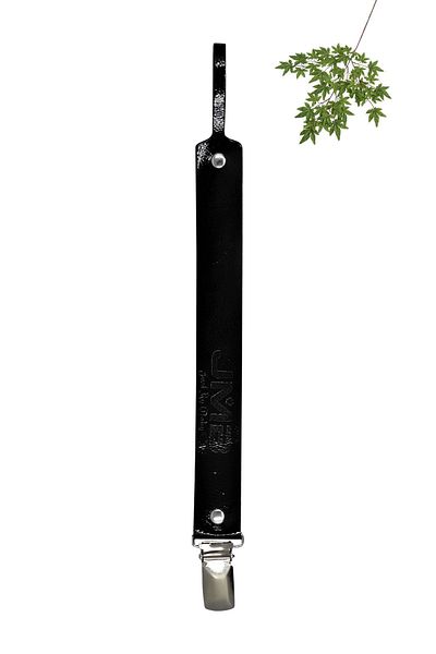 JMB Just My Baby Black Patent Leather Genuine Leather Pacifier Strap