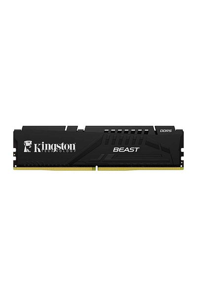 Kingston Beast Black 8GB DDR5 CL36 DIMM - ذاكرة وصول عشوائي للكمبيوتر المكتبي 5200 ميجا هرتز