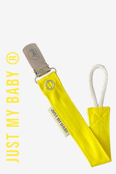 JMB Just My Baby Pacifier Strap - 3-Piece - Yellow/Green/Mixed - Washable - Cotton