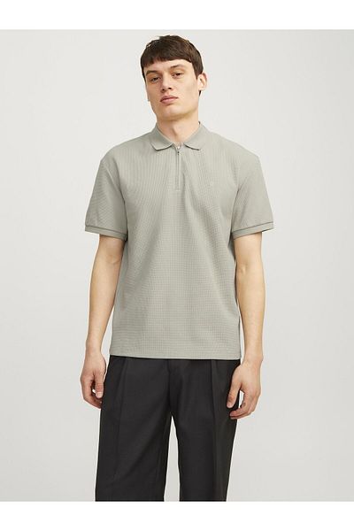 Jack & Jones Premium T-Shirt Einfarbiges T-Shirt mit Polokragen