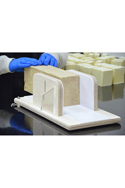 Lilium Soap Supplies Handcrafted Ayarlanabilir Baton Ahşap Sabun Dilimleyici