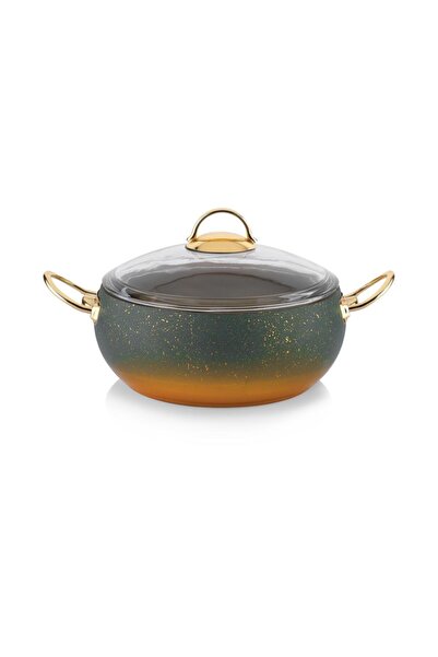 Schafer Jupiter Yanmaz Yapışmaz Derin Tencere 20 Cm 2 Parça Yeşil