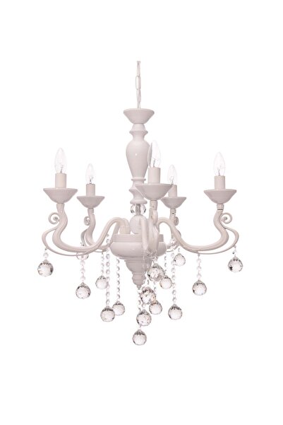 Umur Aydınlatma Lucca 5'Li Beyaz Avize