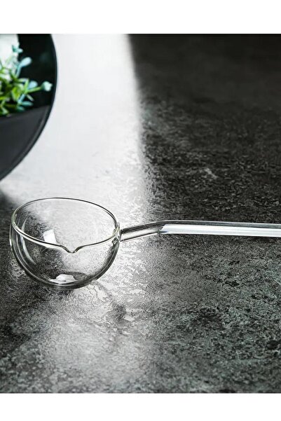 ALBETTO 200ml Heat Resistant Borosilicate Glass Ladle