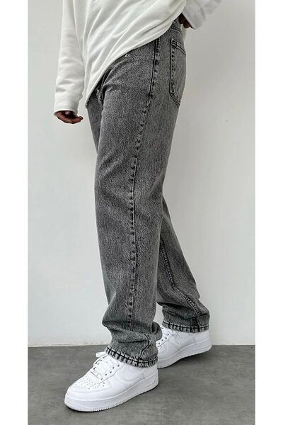 viking's line kaizerdenim füme erkek bagy pantolon