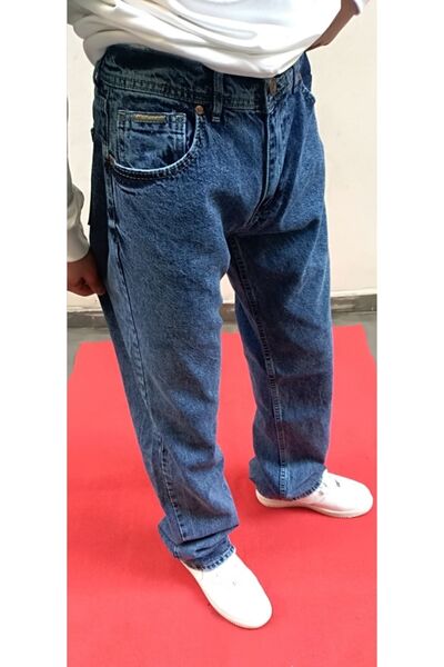 Genel Markalar Erkek Baggy Butter Fly Regular Jeans Pantolon