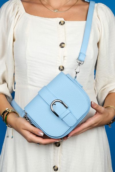 LuviShoes Geantă pentru femei FERRO Blue - Elegantă și utilă