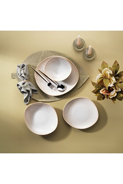 Schafer Literal Yemek Takımı 24 Parça-krem