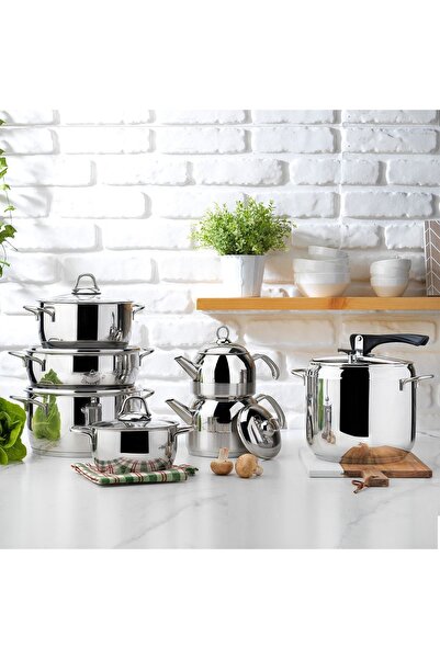 Schafer Lenard Çelik Çeyiz Seti 14 Parça Inox