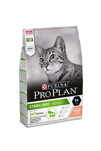 Purina Pro Plan Sterilised Somonlu Kısırlaştırılmış Yetişkin Kedi Maması 2 x ...