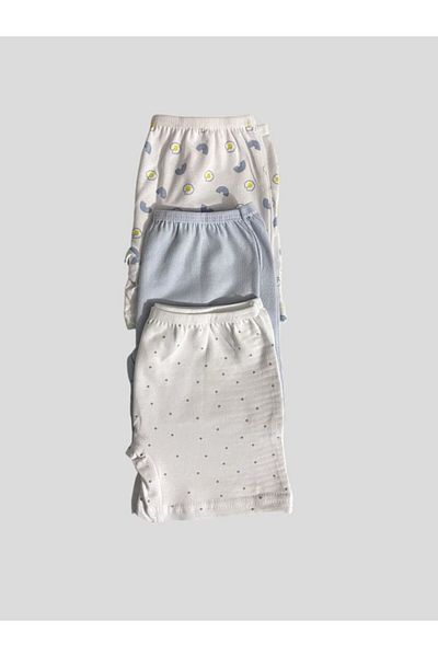 elmas kids Girl's Cotton Floral Polka Dot Patterned 3-pack Boxers