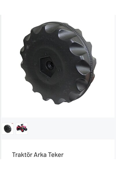 Dolu 6 volt akülü araç traktör arka tekerlek 1 adet