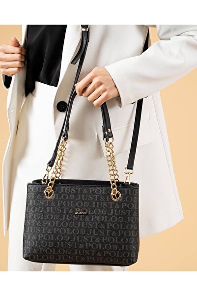 POLO style Geantă de umăr și de umăr cu 3 compartimente pentru femei 2181