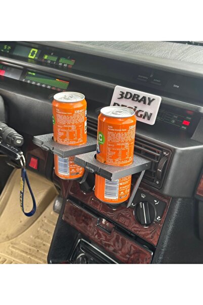 3dbaydesign FİAT TEMPRA -TİPO Orta Sağ Sol Difüzör Slim Bardak Tutucu (2Adet)