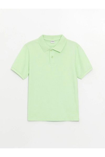 LC Waikiki LCW Kids Polo Collar Basic Short Sleeve Boy's T-Shirt