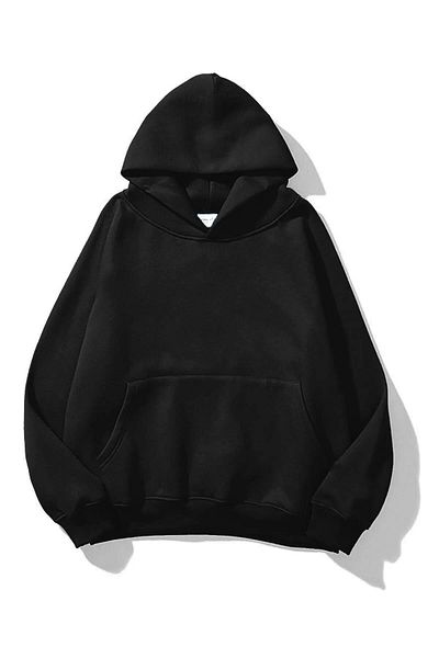 Touz Moda Μαύρο φούτερ Mcquwnn Unisex - Rusteze