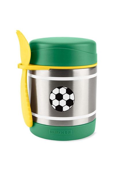 Skip Hop Stainless Steel Food Storage and Carrying Thermos Football