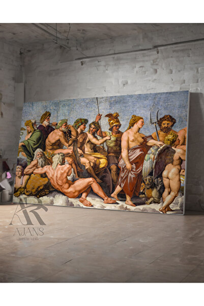 AR AJANS KANVAS TABLO „Consiliul Zeilor” Pânză decorativă Consiliul Zeilor PI...