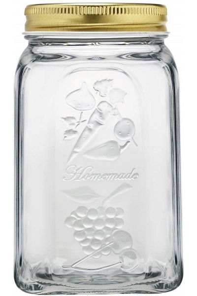 Paşabahçe 2 Li Homemade Metal Jar with Lid 1000Cc