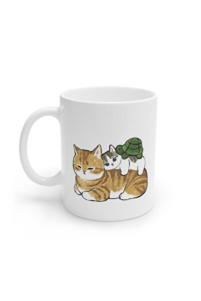 LikyaDükkan كوب القطط والسلحفاة والقطط والسلحفاة