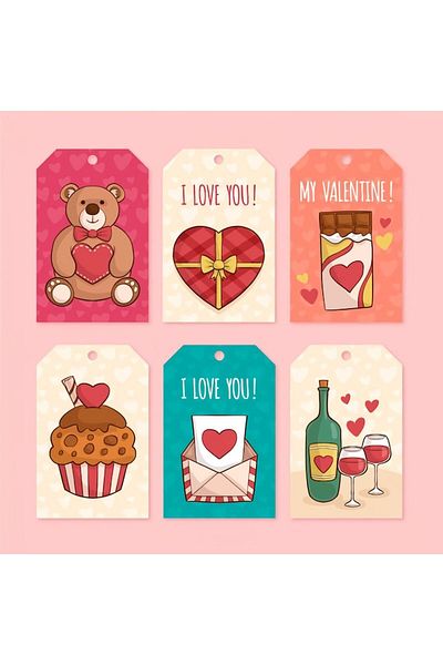 LikyaDükkan 6 Sweet Gift Cards for Dear Friend Gift Cards
