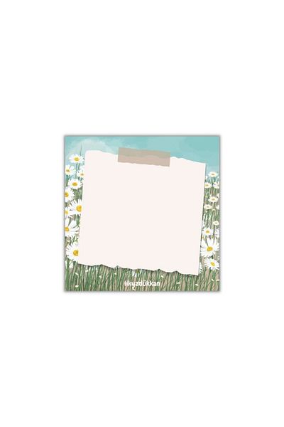 LikyaDükkan Bloc de note Memopad Pull Pluck Dimensiune 9x9 50 de coli