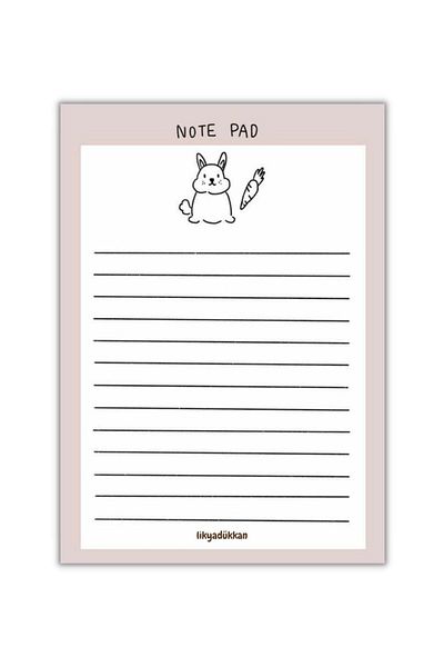 LikyaDükkan Blocnotes Memopad Pull Pick A6, dimensiune 50 de coli