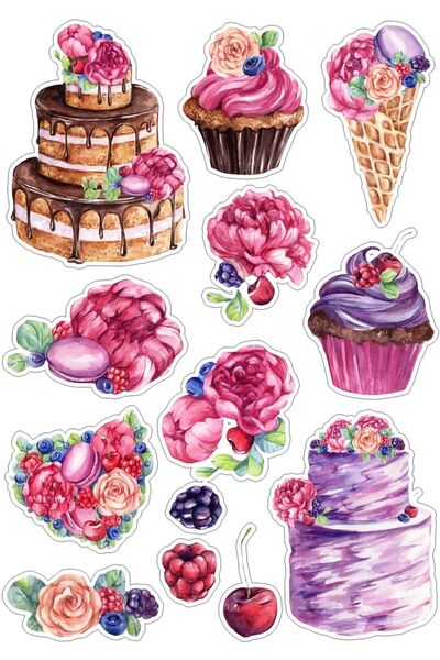 LikyaDükkan Flori florale Good Mood Design personalizat autocolant autocolant