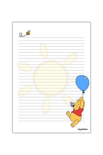 LikyaDükkan Bloc de note Memopad Pull Tear Dimensiune A4 50 de coli