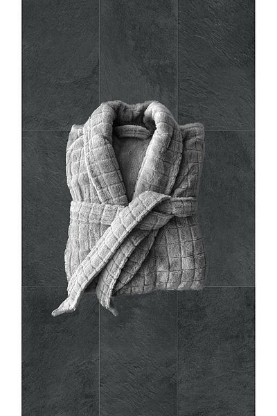 HIZSOY TEKSTİL Μπουρνούζι Ultra Lux Jacquard - Sky Grey