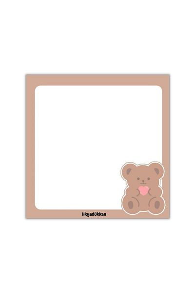 LikyaDükkan Memopad التشيكية التقطيع 9x9 حجم 50 ورقة المفكرة