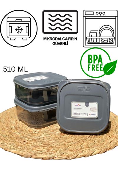 PERLAEVKAHVE 9 Pieces BPA Free Storage Container