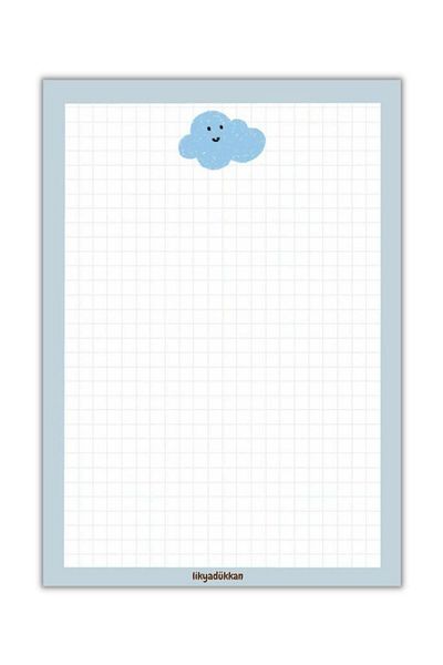 LikyaDükkan Bloc de note Memopad Pull Tear Dimensiune A4 50 de coli