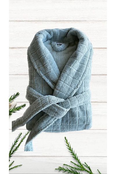 HIZSOY TEKSTİL Μπουρνούζι Jacquard Ultra Lux - Vert D'eau