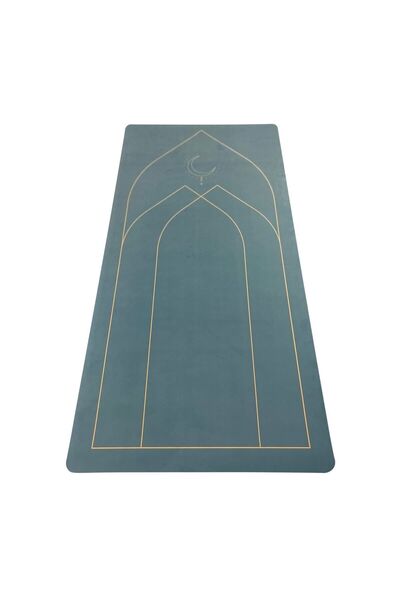 Sabeel Kalın Namazlık Seccade Doğal Kauçuk Diz Korumaya Yardımcı 3mm Yeşil