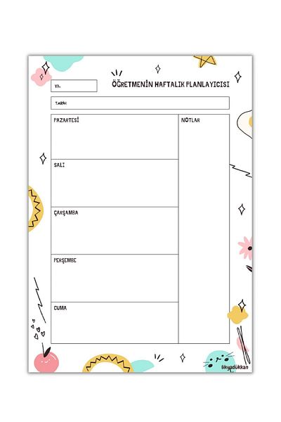 LikyaDükkan Bloc de note Memopad Pull Tear Dimensiune A5 50 de coli