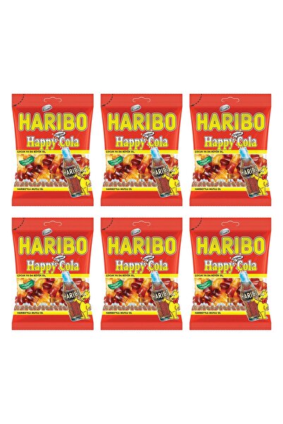 Haribo Happy-Cola - 80g X 6 Easy Coat