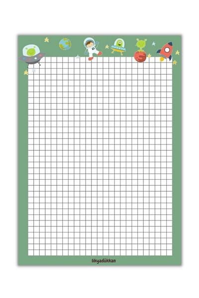 LikyaDükkan Bloc de note Memopad Pull Tear Dimensiune A5 50 de coli