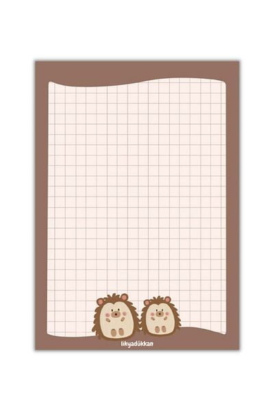 LikyaDükkan Bloc de note Memopad Pull Tear Dimensiune A5 50 de coli