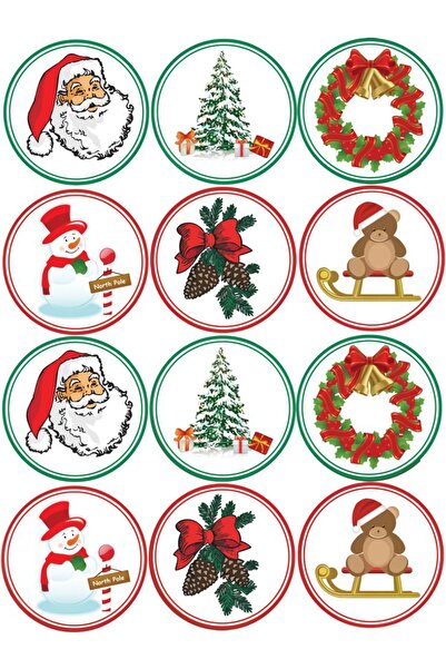 LikyaDükkan Autocolant autocolant de Crăciun cu design special de Anul Nou